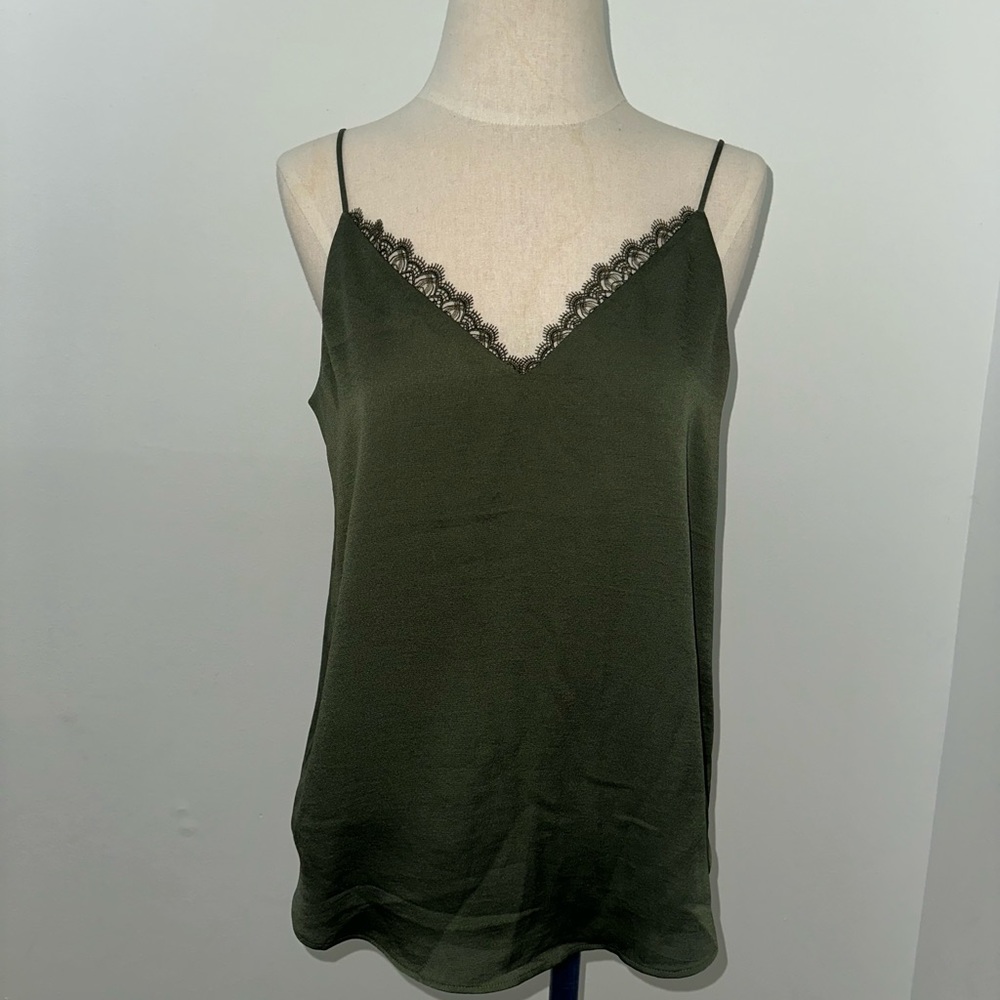 Express Olive Green Camisole SMALL